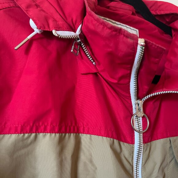 Colourblocked Red and Tan Penfield Windbreaker - Picture 4 of 6